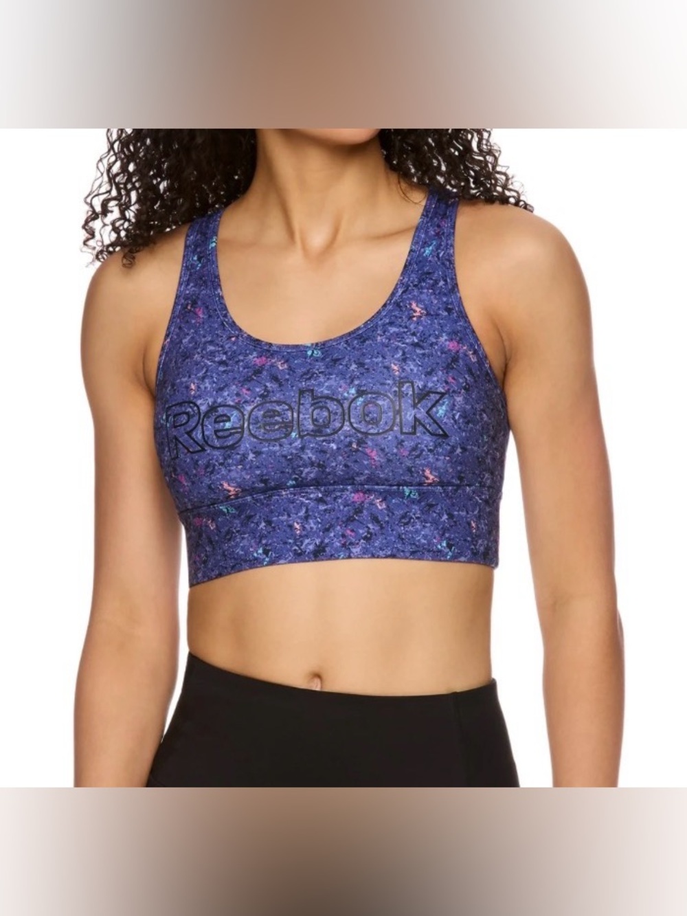 NWT Reebok Medium Support Sports Bra Size M